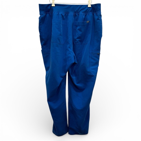 FIGS Royal Blue Scrub Pants Tall Plus Size 3XLT - Picture 2 of 5